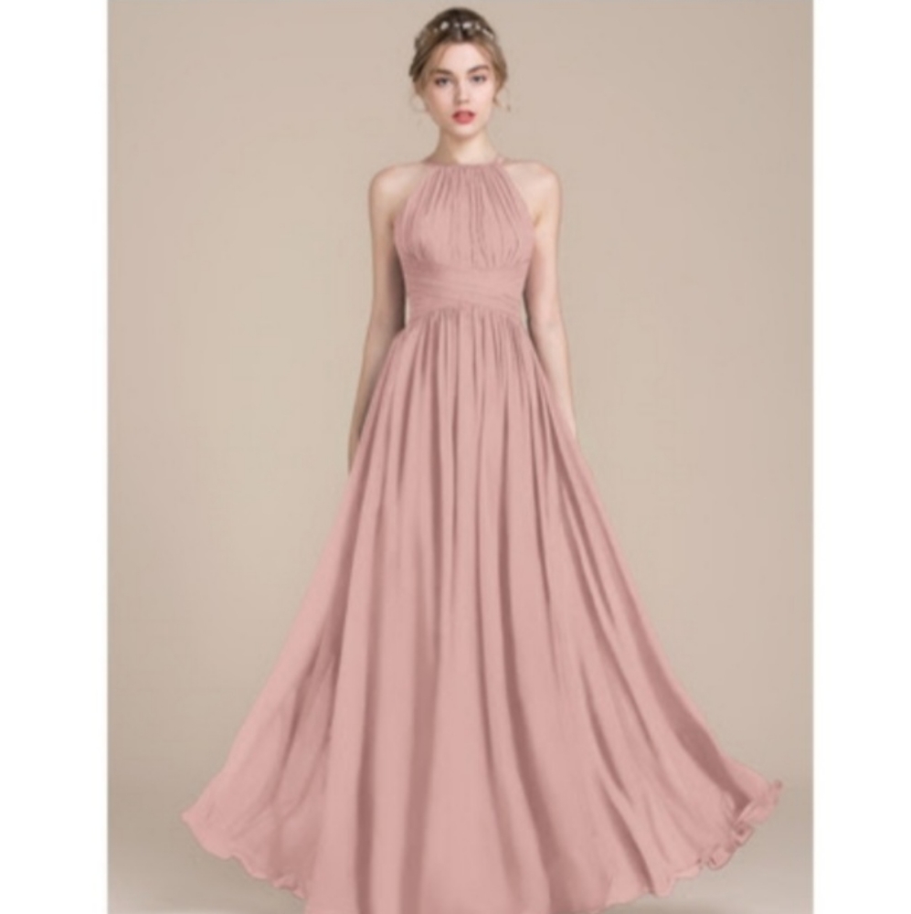 Dusty Rose bridesmaid dress